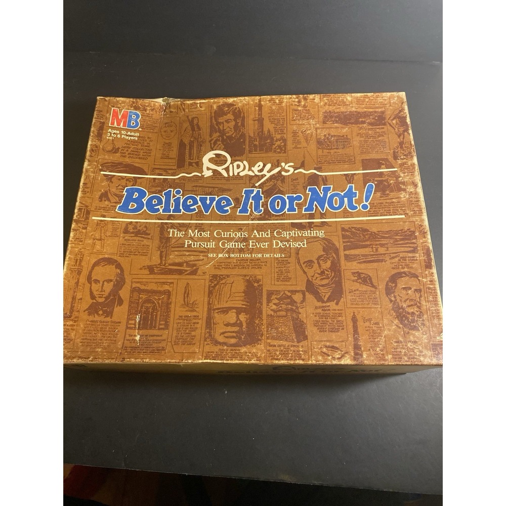 Vintage Ripley's Believe It Or Not Board Game 1984 100% Complete